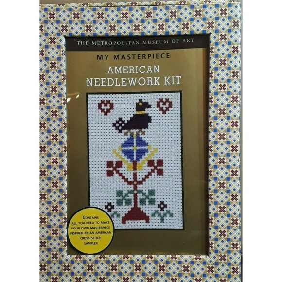 Cross Stitch Kit My Masterpiece American Needlework Sampler Metropolitan Museum - Picture 8 of 9